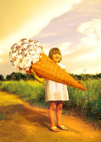 ice cream cone girl